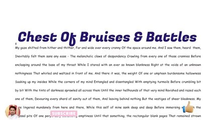 Chest of Bruises | Learn English through story | improve English | English story | English magazine | moral story