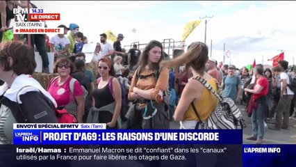 Manifestation contre la construction de l'A69: 9.000 personnes présentes selon les organisateurs