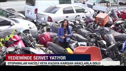 Galeri değil otopark! Haczi kalkan araçlar elektronik ortamdan satılabilecek