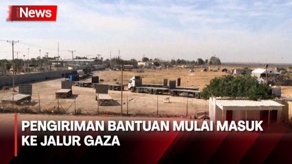 Bantuan Internasional Mulai Memasuki Gaza Setelah Perbatasan Mesir-Rafah Dibuka