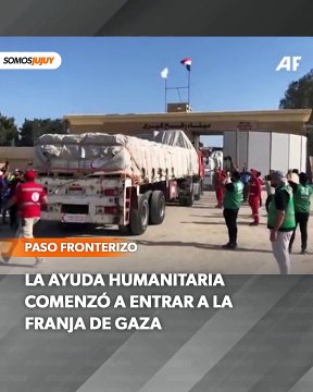 Ayuda humanitaria para la Franja de Gaza