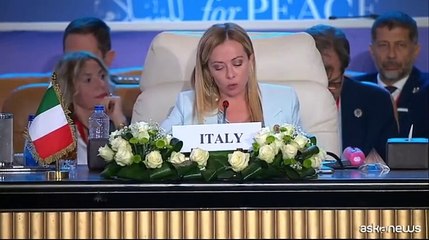 Medio Oriente, Meloni: soluzione strutturale ? "due popoli, due Stati"