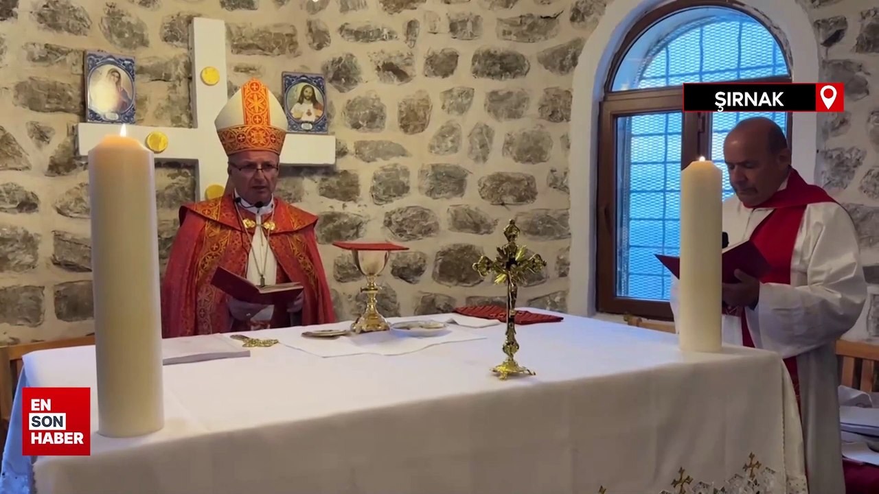 Terörden arındırılan Kato Dağı eteklerindeki köyde yeniden inşa edilen kilise, ibadete açıldı