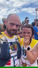 Ils se disent "oui" sur la ligne d'arrivée