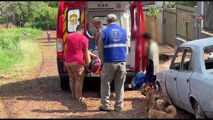 Mulher fica ferida ao cair de escada em residência no Bairro Floresta