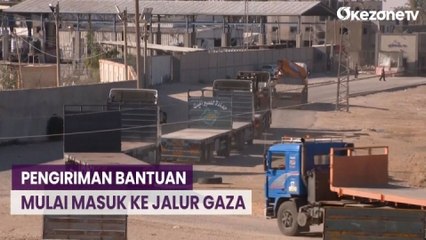 Perbatasan Gaza Dibuka, Bantuan Internasional Mulai Berdatangan