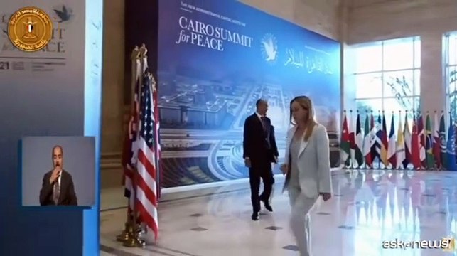 Medio Oriente, bilaterale al Cairo tra Giorgia Meloni e Abu Mazen