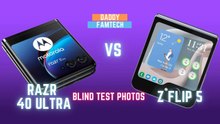 SAMSUNG Z FLIP 5 VS MOTOROLA RAZR 40 ULTRA BLIND TEST PHOTOS