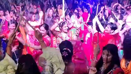 बयाना में छाया गरबा महोत्सव का जलबा, इस कदर उमड़ी महिलाएं