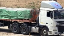 Medio Oriente, l'arrivo a Gaza dei camion con gli aiuti umanitari