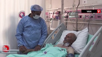 Van'da kalbi duran babasını, askerde öğrendiği ilk yardım sayesinde kurtardı