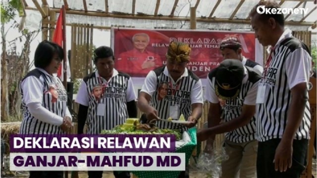 Deklarasi Relawan di Temanggung Dukung Ganjar-Mahfud MD