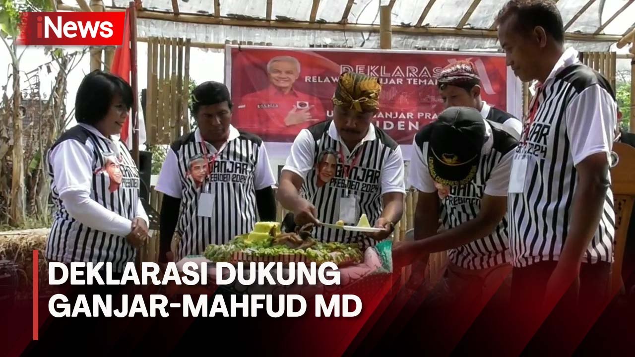 Dukung Ganjar-Mahfud MD, Ratusan Orang di Temanggung Gelar Deklarasi