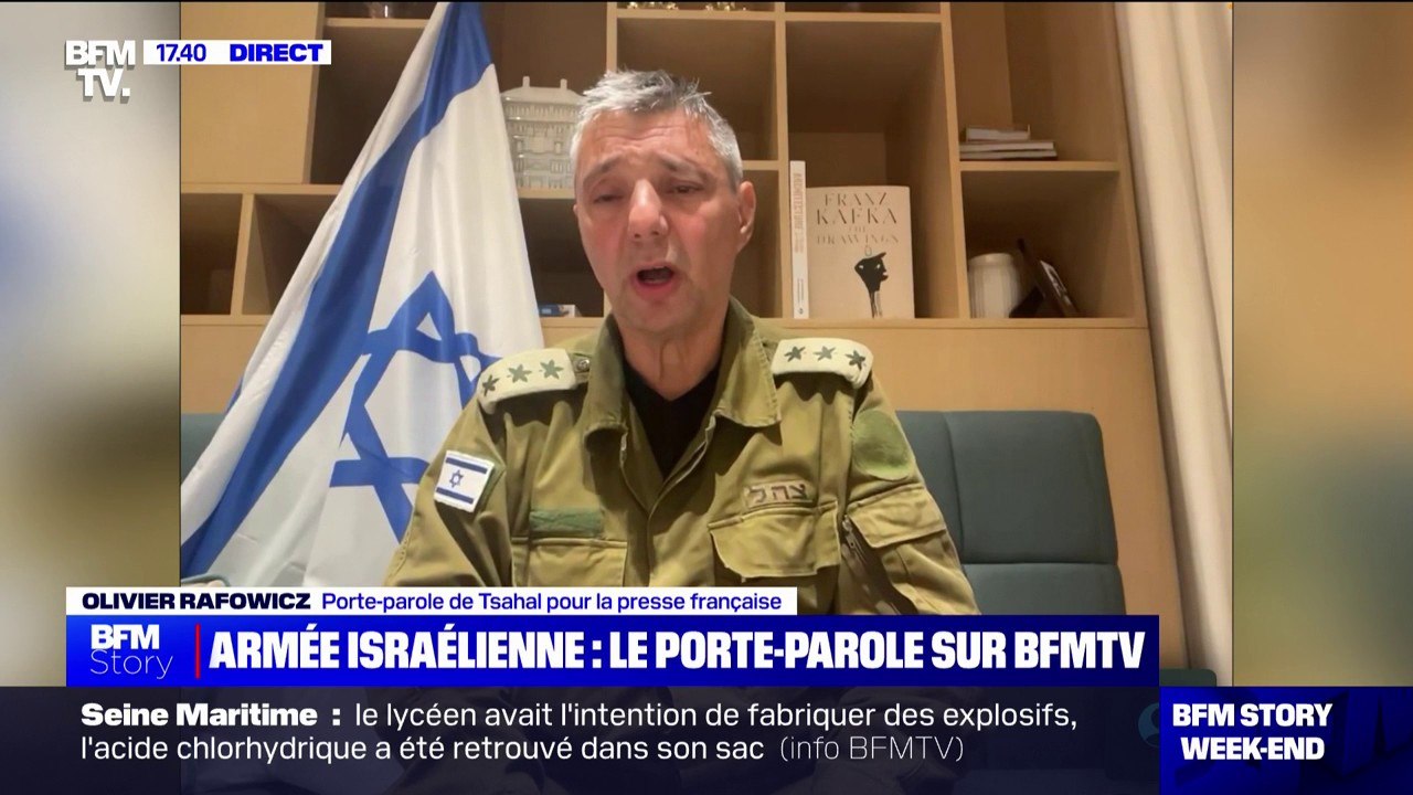 Israël-Hamas: "Il y a encore 210 otages aux mains du Hamas", déclare Olivier Rafowicz, porte-parole de Tsahal