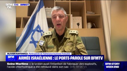 Israël-Hamas: "Il y a encore 210 otages aux mains du Hamas", déclare Olivier Rafowicz, porte-parole de Tsahal