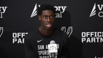 Sidy Cissoko Press Conference (Credit: San Antonio Spurs)