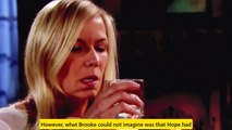 Brooke gives Hope an ultimatum - Finn regrets it The Bold and the Beautiful Spoi