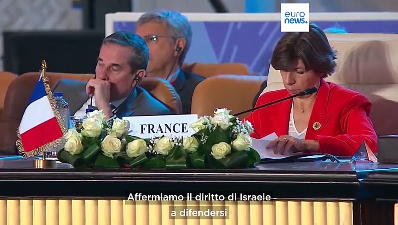Egitto, il summit per la pace in Medio Oriente. Al Sisi: "Due Stati, ora"