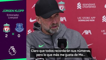Klopp: "Los números de Salah son una locura y no va a parar"