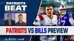 LIVE Patriots Beat: Patriots vs Bills Preview + College Talk