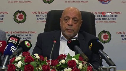Arslan, président de Hak-İş : ＂Nous n'acceptons pas le modèle de commission de détermination du salaire minimum＂