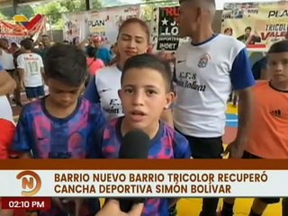 Trujillo| Reinauguran cancha deportiva "Simón Bolívar" del sector la Floresta en el municipio Valera