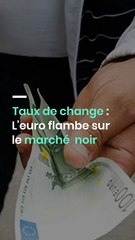 Taux de change : L'euro flambe sur le marché noir