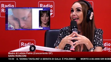 Sara Ronconi (mamma di LETIZIA PETRIS GF) - Sabato 21 Ottobre 2023