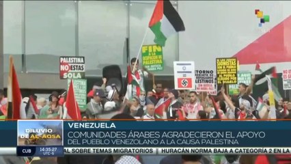 Pueblo venezolano reclama la detención del asedio de Israel a Palestina