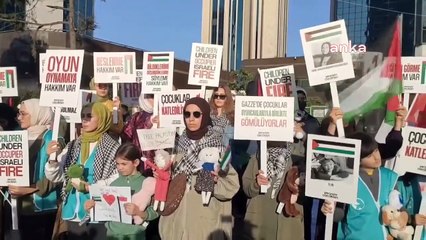 İsrail'in Gazze'deki saldırıları protesto edildi