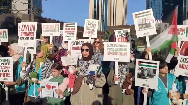 İsrail'in Gazze'deki saldırıları protesto edildi