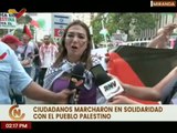 Miranda | Ciudadanos se movilizan en respaldo y solidaridad al pueblo palestino