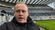 Joe Buck reacts as Newcastle United defeat Crystal Palace 4-0