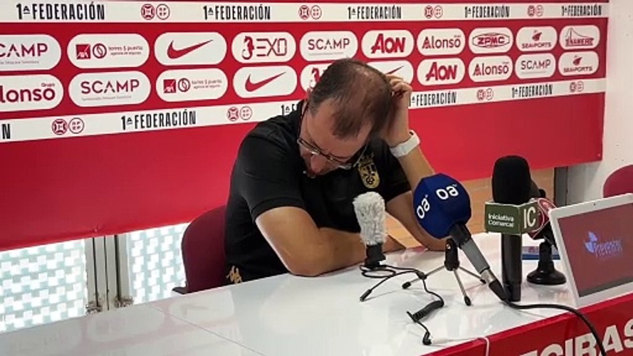 José Juan Romero: "hoy el fútbol me tiene que explicar como hemos perdido este partido"