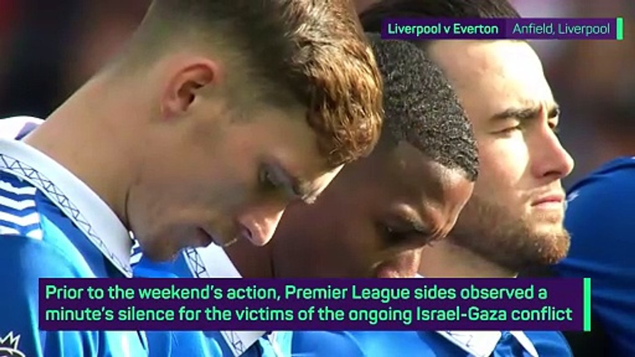 Premier League sides observe a minute's silence for Israel-Gaza conflict