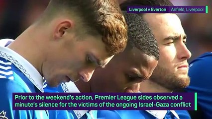 Premier League sides observe a minute's silence for Israel-Gaza conflict
