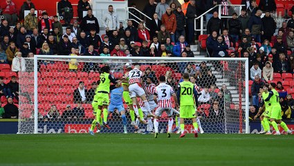 Joe Nicholson reacts after Sunderland's 2-1 defeat against Stoke City
