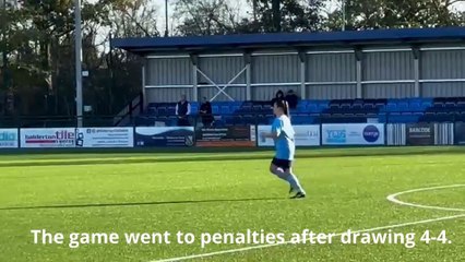 Penalties marathon of Newark Town Ladies v Radcliffe