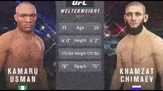 Khamzat Chimaev vs Usman [Full Fight]
