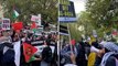 Pro-Palestine protesters march in London and across UK asking for ceasefire in Gaza