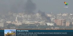 Palestina: Israel continúa el bombardeo a zonas residenciales en la Franja de Gaza