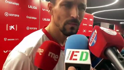 Jesús Navas, tras el Sevilla-Real Madrid