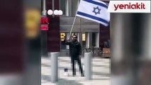 Bir sen eksiktin alçak! İsrail bayrağı açarak Kur'an-ı Kerim'e saldırdı
