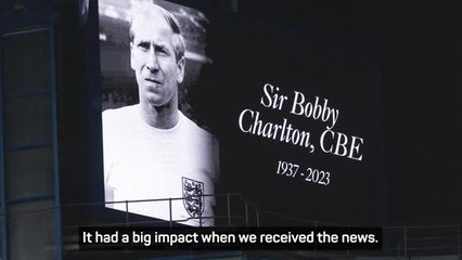 We've lost one of the greatest players in the world in Bobby Charlton - Pochettino