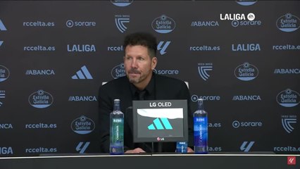 Rueda de prensa de Simeone