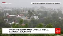 Hurricane Norma Makes Landfall In Baja California Sur, Mexico