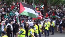 Thousands rally in Sydney in support of Palestine