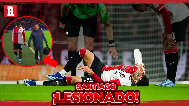¡SE PRENDEN LAS ALARMAS! Santiago Giménez sale LESIONADO en el duelo entre Feyenoord contra Vitnesse