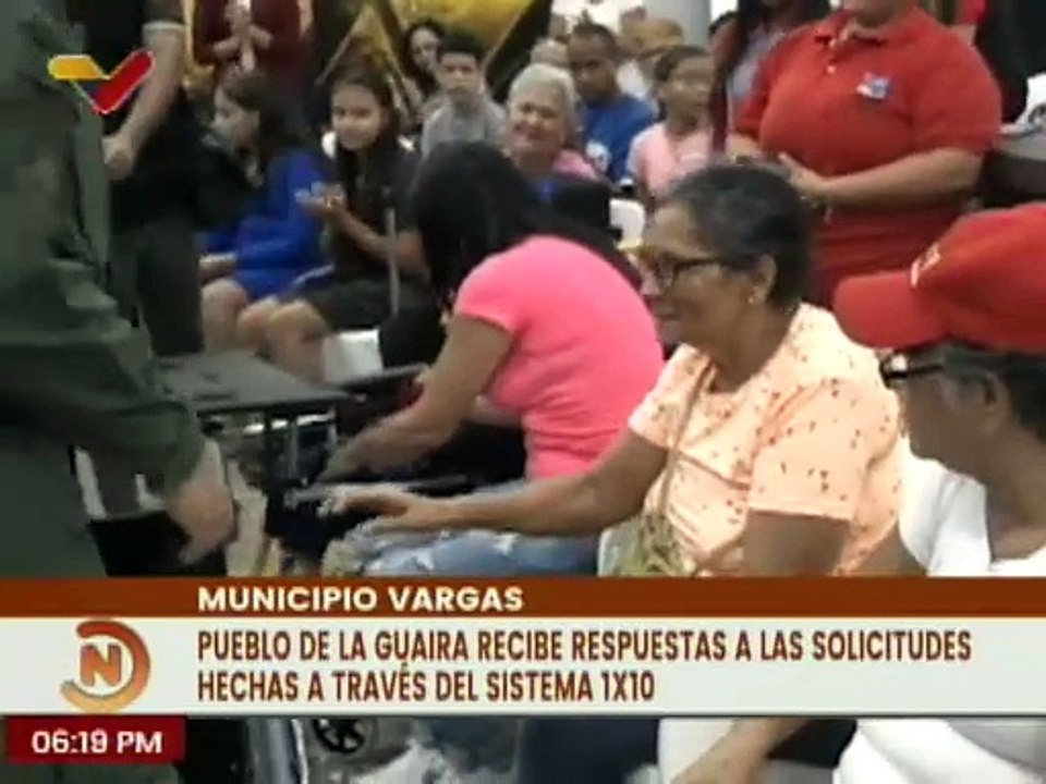 Entregan más de 300 ayudas técnicas a los habitantes del estado La Guaira