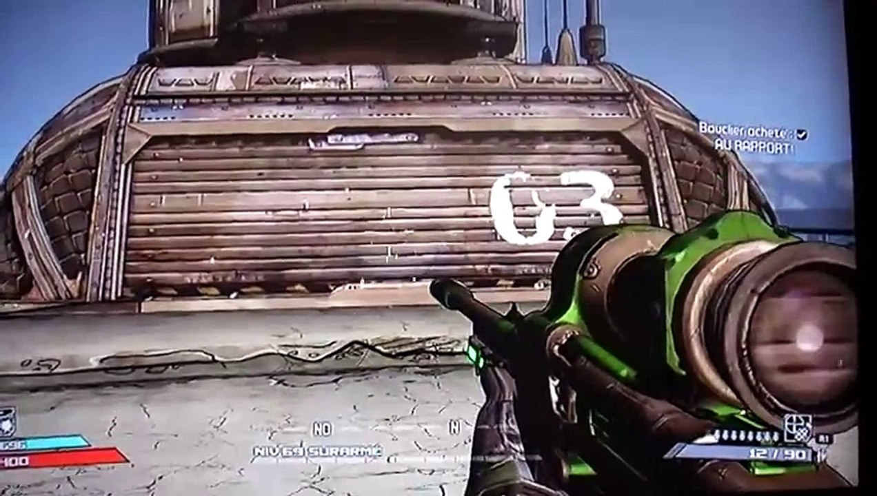 BORDERLANDS 1 - ARMES : PPZ50 Liquid Wtath  (lvl 66) [X3 Acide]